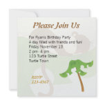Sleeping Baby Monkey Invitation