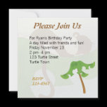 Sleeping Baby Monkey Invitation