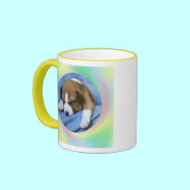 Sleeping Basenji Pup Mug