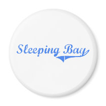 Sleeping Bay Michigan Classic Design Fridge Magnet