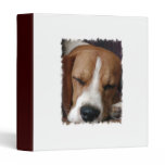 Sleeping Beagle Dog Binder binders