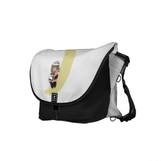 Sleeping Bear Rickshaw Messenger Bag