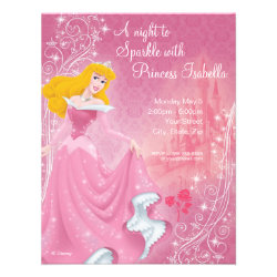 Sleeping Beauty Birthday Invitation
