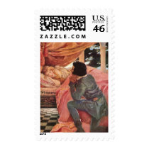Sleeping Beauty by Jessie Willcox Smith Postage Stamp