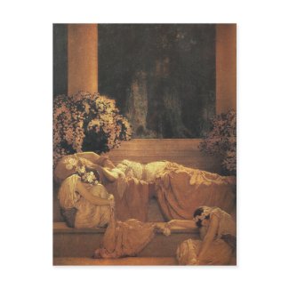 Sleeping Beauty, Maxfield Parrish Postcard