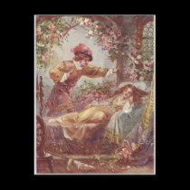 sleeping beauty postcards