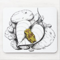 Sleeping Beauty Tree Frog Mousepad mousepads