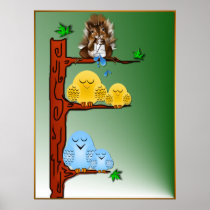 Sleeping Birds Print