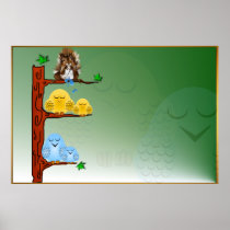 Sleeping Birds Print