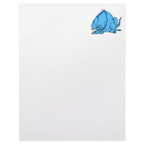 Sleeping Blue Dragon Personalized Letterhead