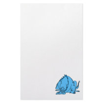 Sleeping Blue Dragon Stationery