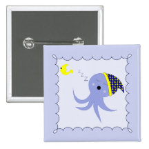 Sleeping Blue Octopus