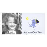 Sleeping Blue Octopus Photo Greeting Card