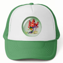 SLEEPING BUBBLE ELF & MUSHROOMS hats