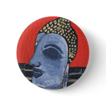 sleeping buddha Round Button