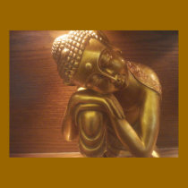 Sleeping Buddha statue posters