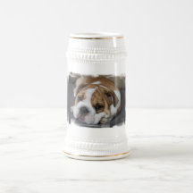 Sleeping Bulldog Beer Stein Coffee Mug