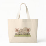 Sleeping Bunny Rabbit Canvas Bag