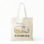 sleeping cat 2 canvas bags