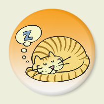 Sleeping Cat magnets