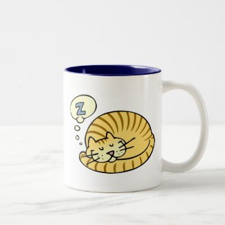 Sleeping Cat mug