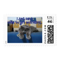 Sleeping Cat postage by One_After_Another Sleeping Cat postage