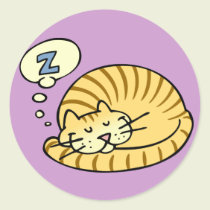 Sleeping Cat stickers