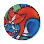 Sleeping Cats magnets