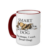 Sleeping dog cup mugs