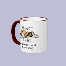 Sleeping dog cup mugs