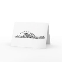 Sleeping Dragon Greeting Card