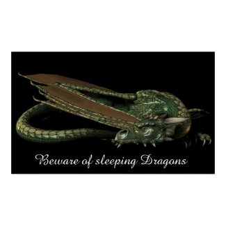 Sleeping Dragon print