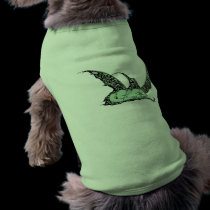 Sleeping Dragonette (Green) Pet Apparel pet clothing
