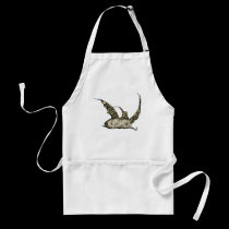 Sleeping Dragonette (Yellow) Aprons aprons