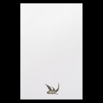 Sleeping Dragonette (Yellow) Stationery