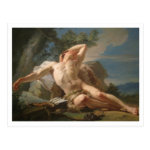Sleeping Endymion by Nicolas Brenet Postcard Sleeping Endymion by Nicolas Brenet Postcard