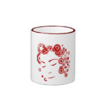 Sleeping face on Mug