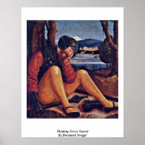 Sleeping Grave Guard By Bernhard Strigel Posters