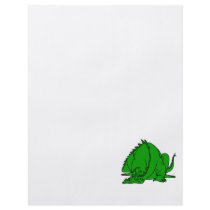 Sleeping Green Dragon Custom Flyer