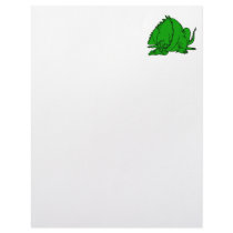 Sleeping Green Dragon Letterhead Template