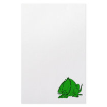 Sleeping Green Dragon Customized Stationery