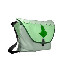 Sleeping Green Turtle Commuter Bags