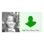 Sleeping Green Turtle Personalized Photo Card Sleeping Green Turtle Personalized Photo Card