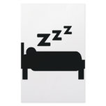 sleeping icon customized stationery