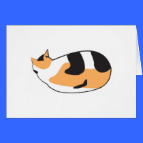 Sleeping Kitty cards