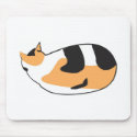 Sleeping kitty mousepad