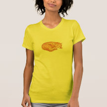 SLEEPING KITTY  T SHIRT