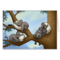 Sleeping Koala Card by stlewis75 Sleeping Koala Card