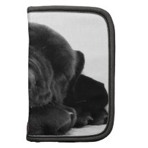 Sleeping Lab Puppy Wallet Folio Folio Planner