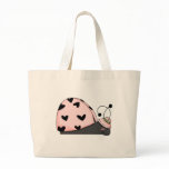 Sleeping Lady Bug Tote Bags